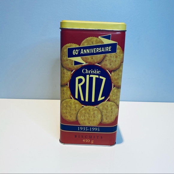 Vintage Ritz Cracker 1995 60th Anniversary Tin- Cracker Tin - Picture 9 of 14